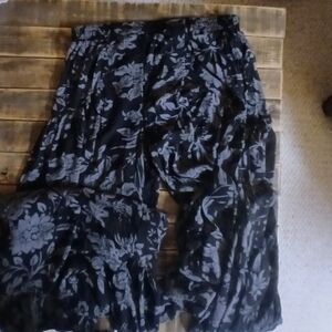 Free People boho wide leg pants